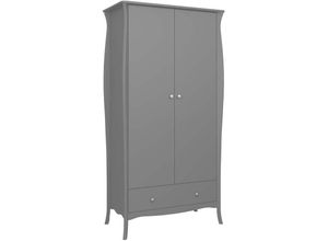 6096505484425 - Ebuy24 - Simon Kleiderschrank 1 Schublade 2 Türen grau - grau