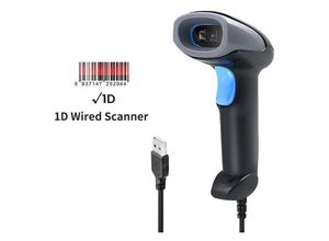 6121368350270 - Laser-Barcode-Scanner Barcode-Scanner universell – kabelgebunden 1D