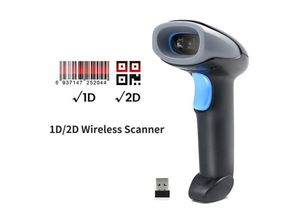 6121368350300 - Coocheer - Laser-Barcode-Scanner Barcode-Scanner universell – 2D Wireless