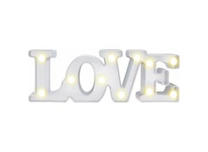 6135791582030 - Longziming - Schönes LED-Nachtlicht Nachttischlampe Warmweißes Nachtlicht für Party Ambiente Geburtstagsgeschenk Weihnachtsgeschenke (love)