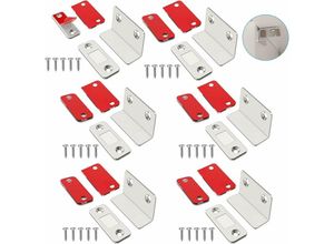 6135791767284 - Longziming - Schranktürmagnet 6 Stück Schlanke Magnetverschlüsse zum Aufkleben Türmagnet Schrankmagnet Verwendet für Schrank Schranktürschließer