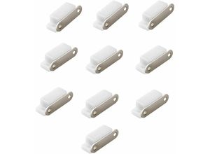 6135791808680 - Hiasdfls - 10 Stück Schranktürmagnet magnetischer Türverschluss magnetischer Türschließer Küchenschrankverschlüsse magnetische Fangmagnete für