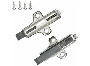 6135791966939 - Hiasdfls - 2er-Pack Metall-Soft-Close-Dämpfer einstellbarer Widerstand Soft-Close-Adapter Türschließer für Schrank Schublade Küchenschrank