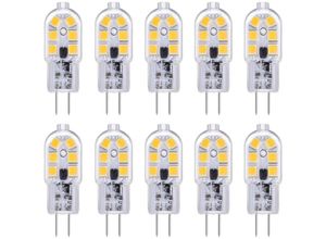 6138222658175 - XVX - G4 LED-Glühbirne für Dunstabzugshauben 12 v 2 w Kaltweiß 6000 k 200 lm G4-Bi-Pin-Halogen-Äquivalent 12 v ac dc G4-LED-Lampe für