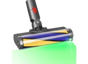 6138222677497 - Bürste für Dyson V10 V11 V15 V7 V8 Rollenbürstenkopf mit LED-Licht zum Entfernen von unsichtbarem Staub geeignet für die Reinigung von Hartböden