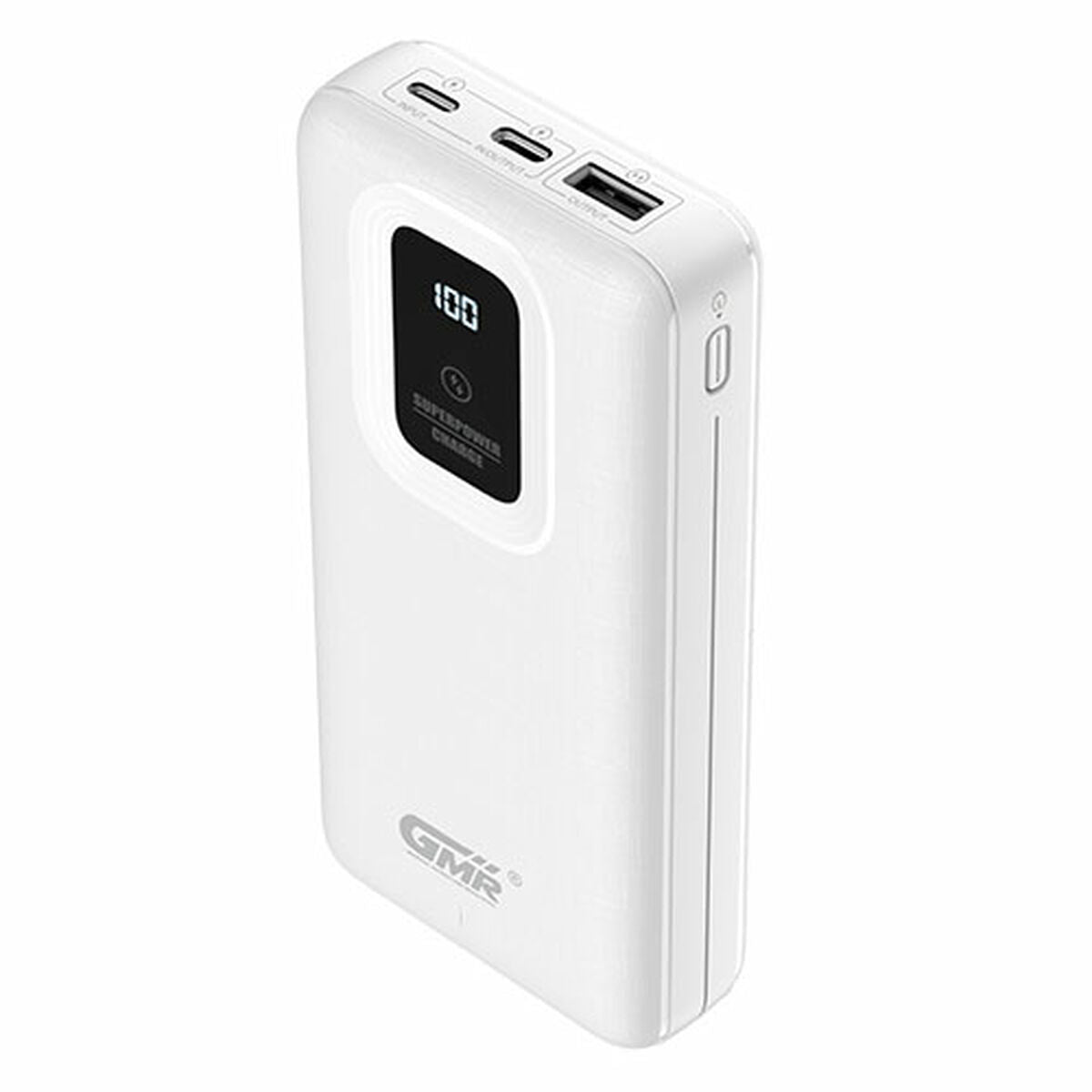 6141438759840 - Powerbank Aufladbar Weiß USB-C