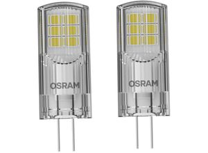 6150913066083 - Led Pin Lampe mit G4 Sockel Warmweiss (2700K) 26W - Doppelpack - Osram