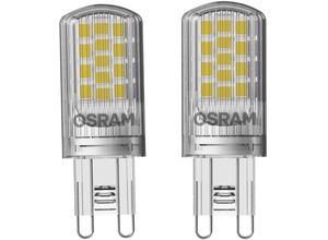 6150913153189 - Led Pin Lampe mit G9 Sockel Warmweiss (2700K) 42W Ersatz für herkömmliche 40W-Lampe - 2er Pack - Osram