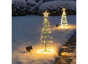 6219466677211 - Paryou - Weihnachtsbeleuchtung Außen Weihnachtsdeko Aussen Solar Wetterfest Weihnachtsbaum Weihnachtsbeleuchtung Outdoor Garten Solar Lichterkette