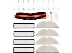 6219466696885 - Paryou - Staubsaugerteile-Zubehör für Dreame D9 D9 Max D9 Pro L10 Pro 19 Ersatzteile darunter 1 Hauptbürste 8 Seitenbürsten 4 Filter 4