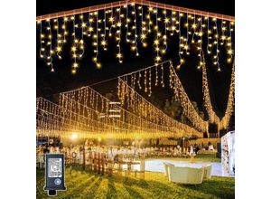 6219466698278 - 10 m lange Lichterkette mit 400 LEDs für Karneval Hochzeit Außenbereich Innenbereich Gartenbeleuchtung – rw Innenmöbel-Dekoration