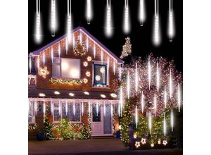 6219466698414 - Lichterkette für den Außenbereich LED-Außengirlande 30 cm dekorative Meteorregen-Lichtgirlande 68 m LED-Leuchtbaum für Neujahr Hochzeit Party