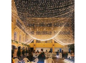 6219466698865 - Paryou - 50M 400 led Lichterketten Karneval Hochzeit Outdoor Indoor Gartenbeleuchtung-Warmweiß