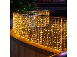 6219466698995 - Paryou - 3X3M 304 led Lichterketten Karneval Hochzeit Outdoor Indoor Gartenbeleuchtung-RWIndoor Möbel Dekoration Weihnachtsdekoration Lichterketten