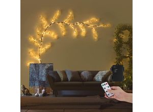 6219466700377 - Paryou - Zweiglichter 96 LEDs Sakura Lichterkette Warmweißer Lichtbaum mit Netzstromversorgung Künstliche Lichtzweige für ästhetische Raumdekoration