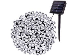 6219466700438 - Solar-Lichterkette für den Außenbereich 20 m 200 LEDs Solar-Weihnachtslichterkette wasserdicht 8 Modi dekorativ für Garten Terrasse Bäume