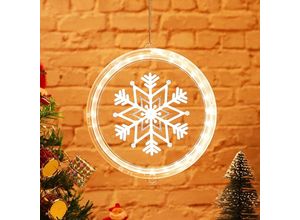 6219466700988 - Keyouny - 16 cm Weihnachts-Fensterlicht-Dekoration Weihnachts-Fenster-Licht-Dekoration Weihnachts-Fenster-Licht-Dekoration