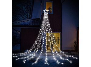 6219466711601 - Keyoung - led Lichterkette Außen Weiß 35 m 350 led Weihnachtsbeleuchtung Aussen Strom lichterketten mit 8 Leuchtmodi Wasserdicht für Party Garten