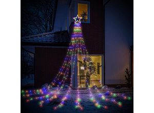 6219466711618 - Keyoung - led Lichterkette Außen Bunt 35 m 350 led Weihnachtsbeleuchtung Aussen Strom lichterketten mit 8 Leuchtmodi Wasserdicht für Party Garten