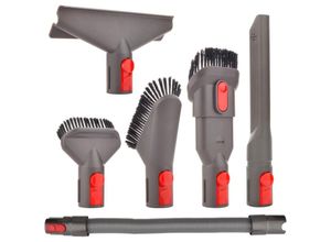 6219466715647 - Keyouny - Staubsauger Zubehör Set Bürste Tool Düse Set mit Verlängerungs-Schlauch Ersatzteile für Dyson V10 V11 V7 V8 V12 Staubsauger (6 in 1)