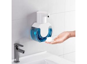 6219466718310 - Seifenspender Automatisch Wandbefestigung 420ML Elektrischer Soap Dispenser No Touch Schaumseifenspender Sensor abs Kunststoff Seifenschaumspender