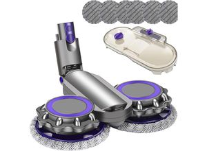 6219466724076 - Motorisierte Bodenbürste kompatibel mit Dyson Digital Slim Fluffy V12 Slim Staubsauger Lava Polishing Inklusive Mikrofasertuch – Nicht kompatibel mit