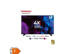 6221127457612 - Tornado LINUX Smart TV 55 Zoll 4K Ultra HD Rahmenlos mit integriertem Receiver