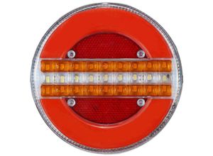 6248537503371 - Woosien - 24v 49 Led Dynamische Led Anhänger Lkw Rücklicht Bremslicht Drl Blinker Lampe Strobe Licht Für c