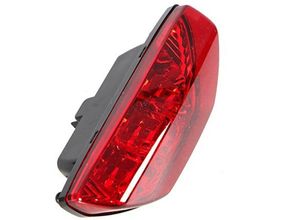 6248537510812 - Woosien - Rot Bremsrücklicht Lampe geräucherte led atv Motorrad Rücklicht Bremsleuchte für Trx700xx 2008–2009