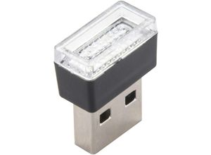 6248537513288 - Woosien - Tragbares Mini-USB-LED-Autolicht Auto-Innenraum-USB-Licht Plug-and-Play dekoratives Licht Notfallbeleuchtung