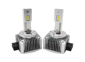 6248537517934 - Woosien - D1s LED-Scheinwerfer versteckt D1s r Autolampe led 8000lm csp Chip 6000k Weiß 90w Einfache Installation Stecker und