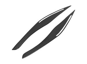 6248537520491 - Woosien - Carbon Fiber Scheinwerfer Augenlid Augenbraue Abdeckung Aufkleber Trim Für E90 E91 328i 335i 2006-2011