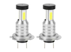 6248537522419 - Woosien - 2x H7 LED-Scheinwerferlampen-Set Fern- und Abblendlicht 100 w 30000 lm Super 6000 k Weiß