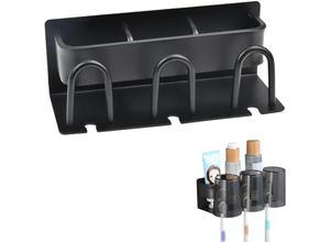 6249295278822 - An der Wand montierter Zahnbürstenhalter selbstklebender Zahnbürstenhalter multifunktionaler Halter für elektrische Zahnbürsten selbstklebender