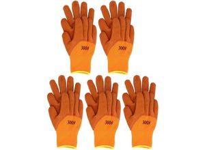 6249295279409 - Lntyq Paar Winter-Arbeitshandschuhe für Männer und Frauen winddichte und wasserabweisende Thermo-Winterhandschuhe ANSI 2 durchstichfest Handschuhe