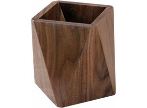 6269772002580 - 1Pc Desktop Stiftbehälter Halter Büro Schreibtisch Stifthalter Schreibtisch Organizer Tischdekoration (Braun) HIASDFLS