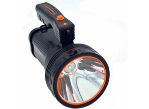 6269772004621 - Hiasdfls - Superhelle 7000 Lumen wiederaufladbare LED-Taschenlampe mit scharfen Kanten Schwarz 1