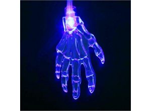 6269772213047 - Solarbetriebene 5 m 20 led Halloween-Geister-Lichterkette Skeleton Hand Outdoor Garden Mid-Yuan Festival Dekoratives Licht (weiß) Hiasdfls