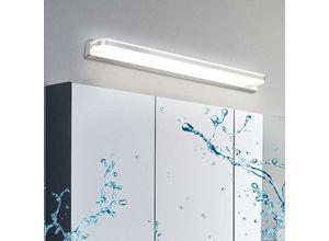 6269772214471 - Hiasdfls - led Spiegelleuchte 9W 42 Kaltweiß Badezimmerspiegel Wandleuchte IP44 Wasserdicht 6000K 600LM Acryl Moderne led Wandleuchte Wandleuchte