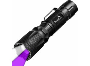 6269772214990 - Hiasdfls - 2 in 1 Leistungsstarke LED-Taschenlampe 900 Lumen UV-Lampe 395 nm UV-Licht 4 Beleuchtungsmodi Zoombare und wiederaufladbare Taschenlampe