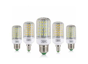 6269772215232 - Hiasdfls - JiuRui led Glühbirnen 1pcs Maislicht E27 E14 220V led Lampen led smd 5730 led Birne 24-165L lugelier allux de la Bougie für Zuhause