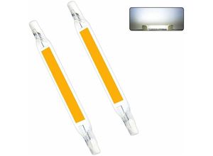 6269772216789 - Hiasdfls - 2 Stück R7S LED-Glühbirnen 5 w   10 w   15 w 78 mm   118 mm LED-COB-Glühbirne 110 v 230 v Ersetzen Halogenlampe Warmweiß Kaltweiß