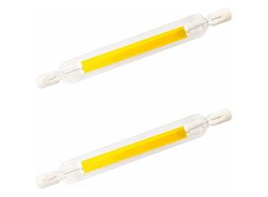 6269772216796 - Hiasdfls - 10W R7s led Glühbirne 118mm cob Filament Kaltweiß 6000K 220V Doppelsockel J118 led Linear Tube Glühbirne 360 Grad nicht dimmbar 2er Pack