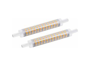 6269772216819 - Hiasdfls - 10 w 118 mm R7S led Linear Spotlight Bulb Double Ended 100–130 w Halogenbirne Ersatz perfekt für Schlafzimmer Badezimmer usw (2 Stück