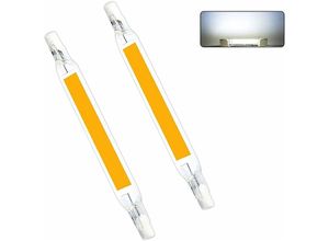 6269772216857 - Hiasdfls - R7S LED-Glühbirne 118 mm 15 w lineare Halogenlampe 2 Stück R7S LED-Glühbirne Birnen Doppelendiger Strahler Birnen J118 Strahler für Garten