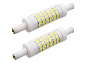 6269772216918 - Hiasdfls - 2 LED-Lampen R7S 78 mm 6 w 18 x 78 mm kaltweiß 600 w 22000 v