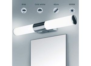 6273996120098 - Devenirriche - Badezimmerspiegellampe 42cm-12W 1000Lumen Led Wandleuchte Kaltweißes Licht 6000K IP44 Wasserdicht Flimmerfrei Superhell