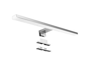 6273996120128 - LED-Spiegellampe Badezimmer-Spiegellampe 10W 820lm 50cm Neutralweiß 4000K IP44 230V 3 in 1 Chrom-Nickel-Stahl-LED-Schrankleuchte Produktlänge