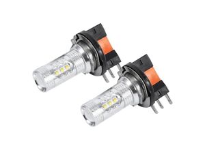 6273997046496 - Devenirriche - 2pcs 80W H15 Scheinwerfer vorne hid weiße LED-Lampen für Tagfahrlicht Lampe
