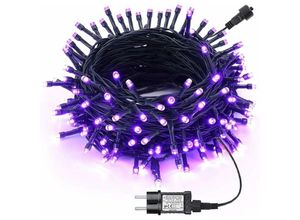 6273997586145 - Longziming - Halloween Dekoration Lichterketten 20M 200LED wasserdichte Innen- und Außenlichterketten 8 Modi mit Timer-Lichtern für Halloween